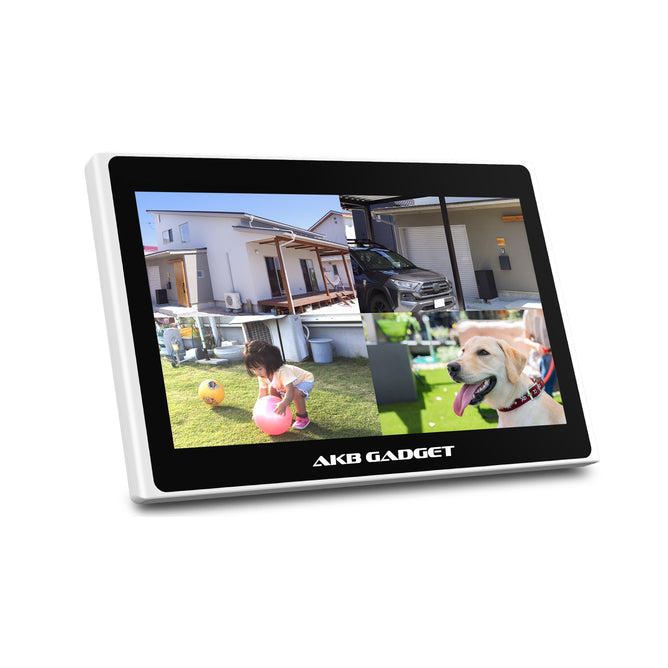 モニタ一体型NVR Wifi 10チャネル 500万画素 動き検出エリア 常時記録 無線カメラに対応 ネット環境不要 ハードディスク容量選べる WS-10VS-10