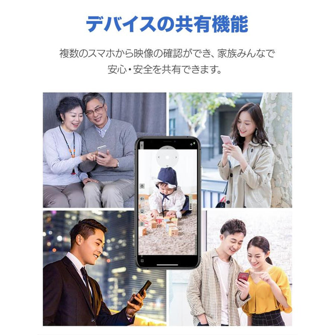 防犯カメラ 屋外 ワイヤレス 監視カメラ wifi ドーム型 PTZ 家庭用 自動追尾 遠隔監視 AI検知 500万画素 NVR増設可能 屋内屋外兼用 上書き録画 AC-HC905