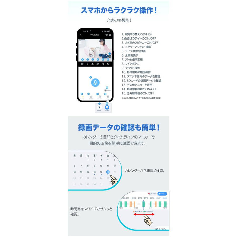 防犯カメラ 家庭用 屋外 工事不要 wifi 最大800万画素 4k PTZ 自動追尾 監視カメラ 4台セット セキュリティカメラ ワイヤレス 16インチモニタ― 大画面