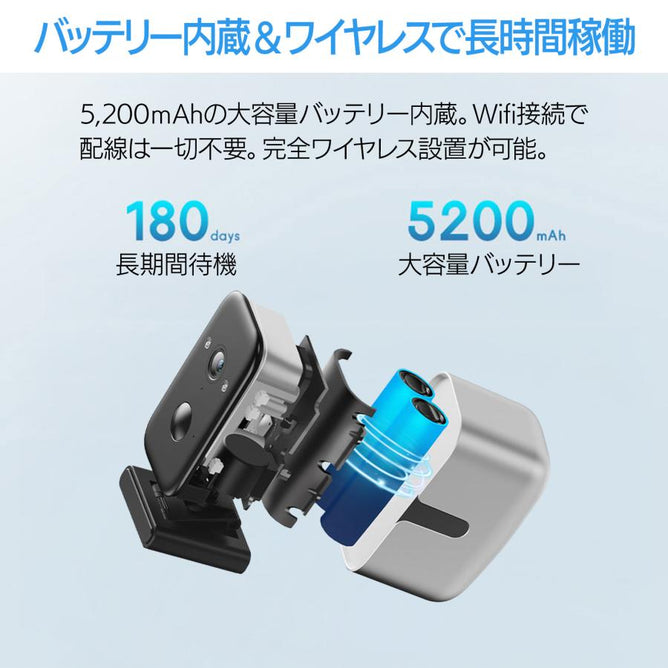 見守りカメラ 防犯カメラ wifi 家庭用 小型 ミニカメラ パンチルト高画質 遠隔監視 動体検知 暗視 簡単設置 配線不要 工事不要 APモード 水平回転 広角 屋内屋外　F7W