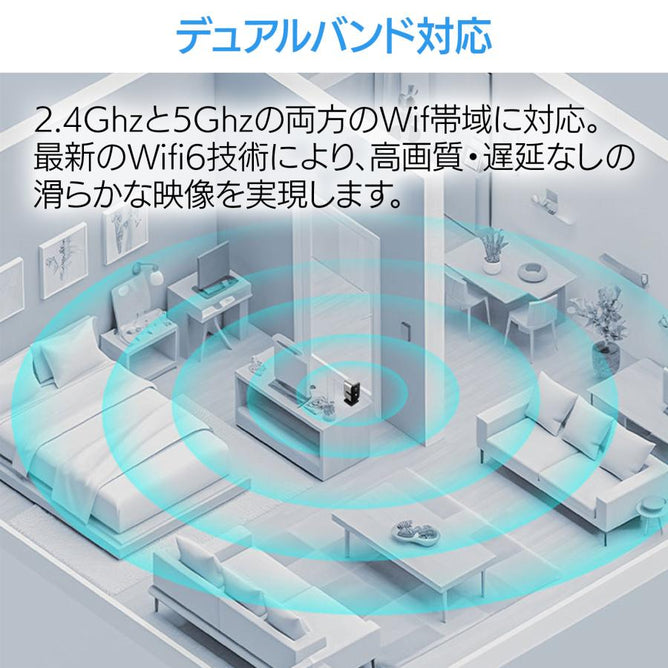 見守りカメラ 防犯カメラ wifi 家庭用 小型 ミニカメラ パンチルト高画質 遠隔監視 動体検知 暗視 簡単設置 配線不要 工事不要 APモード 水平回転 広角 屋内屋外　F7W